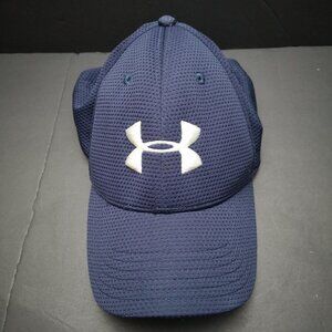 Under Armour Men's Size Large/XL Navy with White Baseball Hat